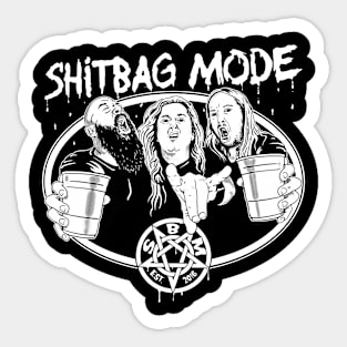 Shitbag Mode Sticker